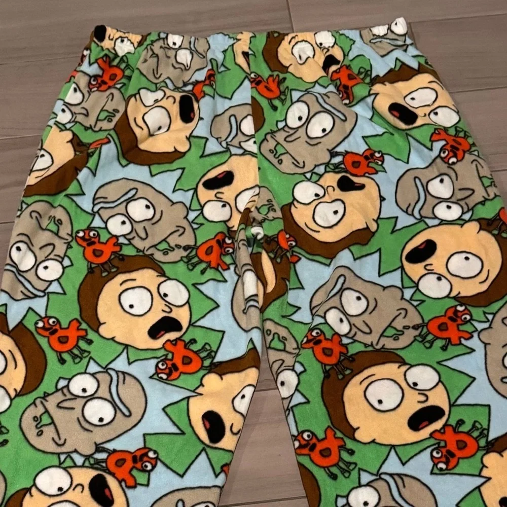 Rick & Morty Cartoon Pajama Pants - Multicolor XL
